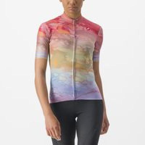 Castelli Marmo Jersey - Multicolor Violet Mist (Grösse: S) von Castelli