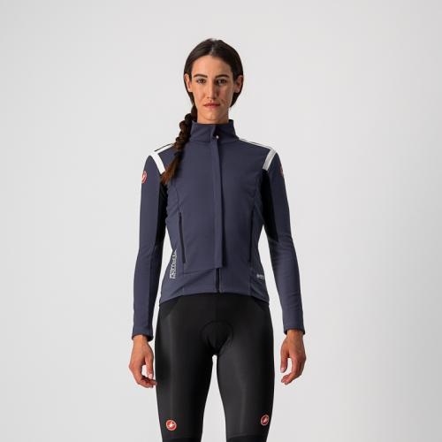 Castelli Perfetto RoS W Long Sleeve - Dark Steel Blue/Soft Pink (Grösse: L) von Castelli