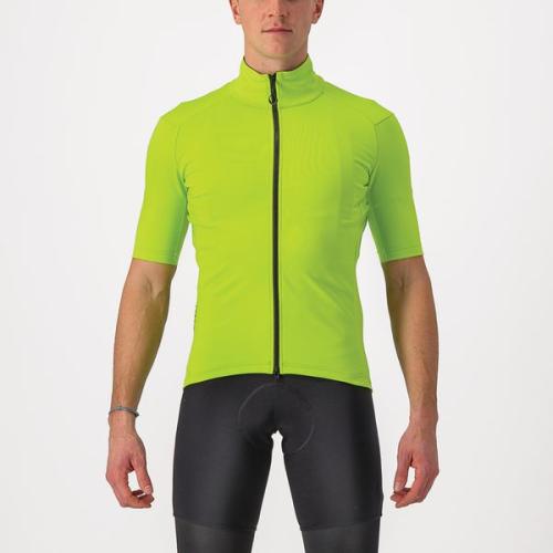 Castelli Perfetto RoS Wind Jersey - Electric Lime (Grösse: 2XL) von Castelli