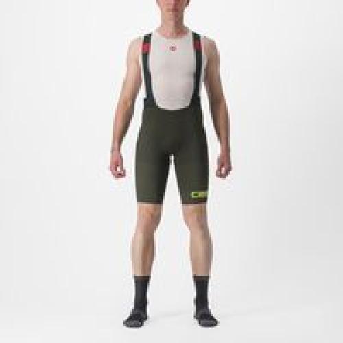 Castelli Premio Black Bibshort LTD Edition - Deep Green/Electric Lime (Grösse: 3XL) von Castelli