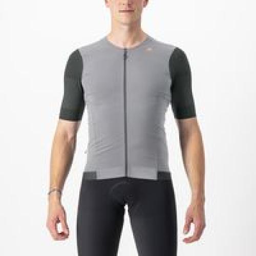 Castelli Premio Black Jersey - Silver Gray/Sedona Sage (Grösse: XL) von Castelli