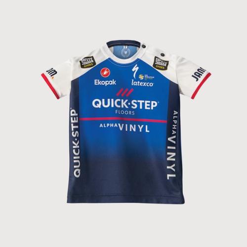 Castelli Quick-Step Alpha Vinyl Infant Jersey - Belgian Blue/White (Grösse: 2Y) von Castelli