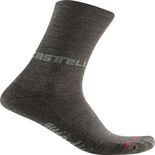 Castelli Quindici Soft Merino W Sock - Military Green (Grösse: S-M) von Castelli