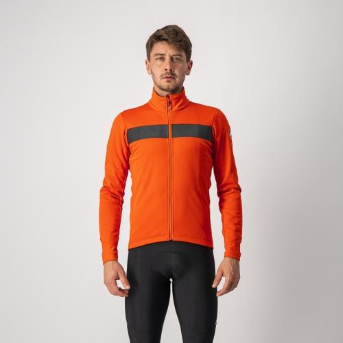 Castelli Raddoppia 3 Jacket - Fiery Red/Black Reflex (Grösse: S) von Castelli