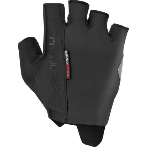 Castelli Rosso Corsa Espresso Glove - Black (Grösse: 2XL) von Castelli