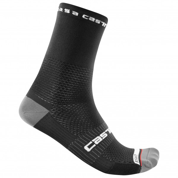 Castelli - Rosso Corsa Pro 15 Sock - Velosocken Gr L/XL schwarz von Castelli