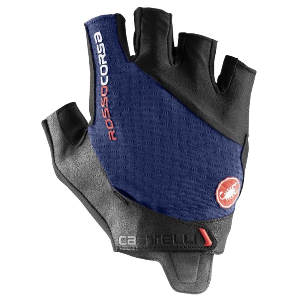 Castelli - Rosso Corsa Pro V Glove - Handschuhe Gr L blau von Castelli