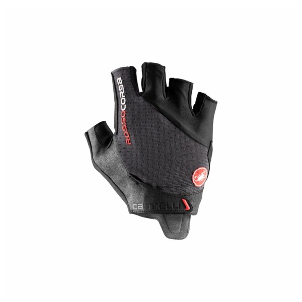 Castelli - Rosso Corsa Pro V Glove - Handschuhe Gr L grau von Castelli