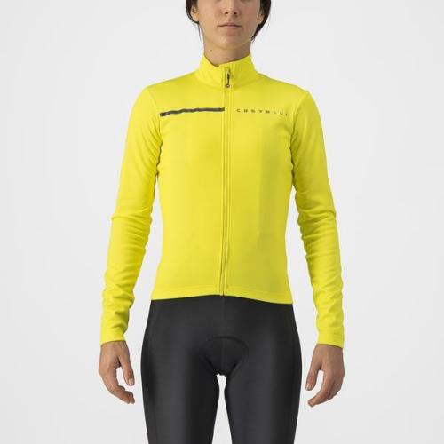 Castelli Sinergia 2 Jersey FZ - Brilliant Yellow/Dark Gray (Grösse: M) von Castelli