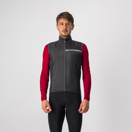 Castelli Squadra Stretch Vest - Light Black/Dark Gray (Grösse: XS) von Castelli