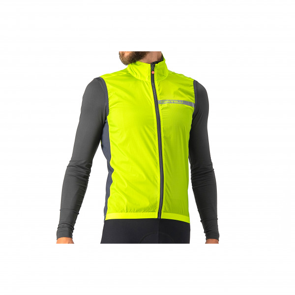 Castelli - Squadra Stretch Vest - Velogilet Gr 3XL;L;M;S;XL;XS;XXL bunt;grau;schwarz von Castelli