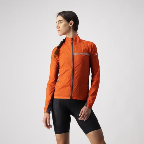 Castelli Squadra Stretch W Jacket - Fiery Red/Dark Gray (Grösse: L) von Castelli