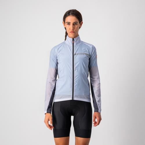 Castelli Squadra Stretch W Jacket - Silver Gray/Dark Gray (Grösse: XS) von Castelli