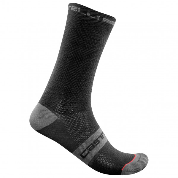 Castelli - Superleggera T 18 Sock - Velosocken Gr L/XL;S/M braun;grau;rot von Castelli