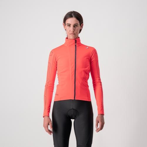 Castelli Transition W Jacket - Brilliant Pink/Dark Steel Blue (Grösse: S) von Castelli