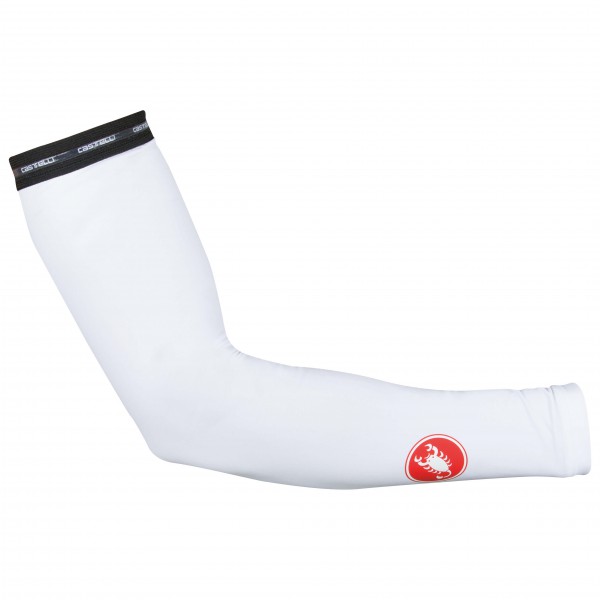 Castelli - UPF 50+ Light Arm Sleeves - Armlinge Gr XL weiß von Castelli