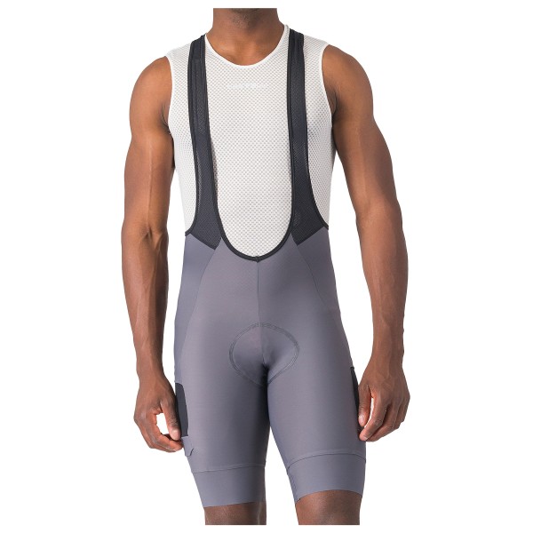 Castelli - Unlimited Cargo Bibshort - Velohose Gr XXL grau von Castelli