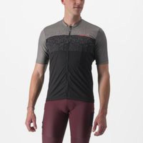 Castelli Unlimited Entrata Jersey - Gunmetal Gray/Black (Grösse: L) von Castelli