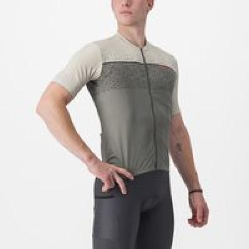 Castelli Unlimited Entrata Jersey - Travertine Gray/Forest Gray (Grösse: S) von Castelli