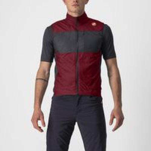 Castelli Unlimited Puffy Vest - Bordeaux/Black (Grösse: M) von Castelli