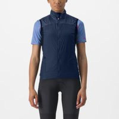 Castelli Unlimited Puffy W Vest - Austin Blue/Sterling Blue (Grösse: L) von Castelli