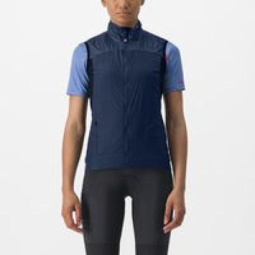 Castelli Unlimited Puffy W Vest - Austin Blue/Sterling Blue (Grösse: M) von Castelli