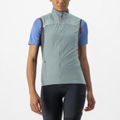 Castelli Unlimited Puffy W Vest - Ice Defender/Silver Gray (Grösse: M) von Castelli