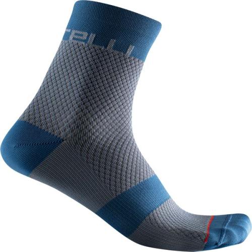 Castelli Velocissima 12 Sock - Light Steel Blue/Moonlite Ocean (Grösse: L-XL) von Castelli