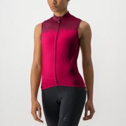 Castelli Velocissima Sleeveless - Persian Red/Bordeaux (Grösse: S) von Castelli