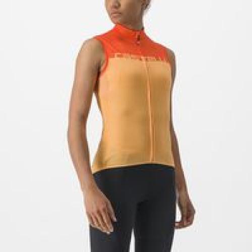 Castelli Velocissima Sleeveless - Soft Orange/Scarlet Ibis (Grösse: M) von Castelli