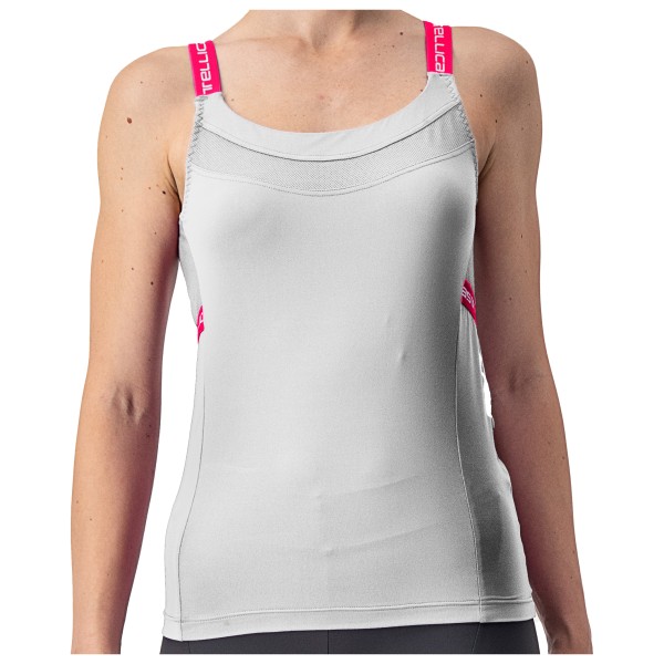 Castelli - Women's Bavette - Velo Singlet Gr L grau von Castelli