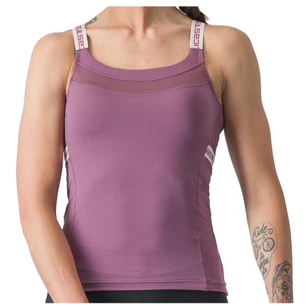 Castelli - Women's Bavette - Velo Singlet Gr S lila von Castelli