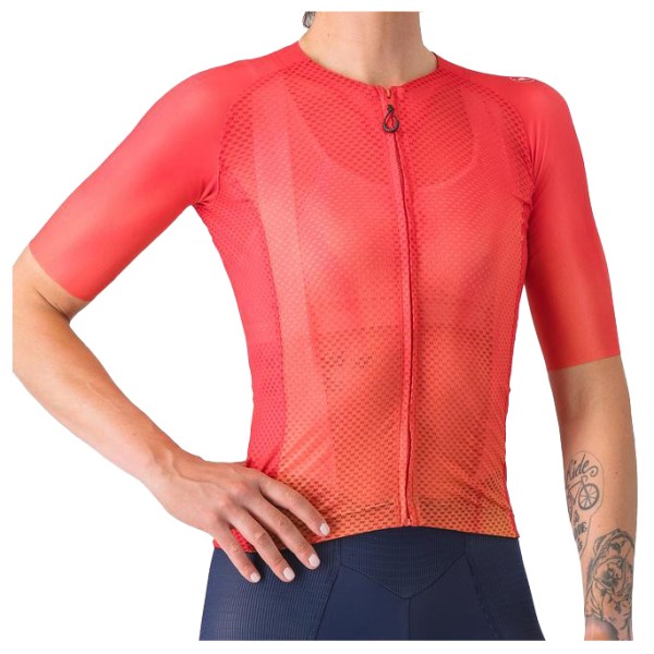 Castelli - Women's Climber's A/C Jersey - Velotrikot Gr L rot von Castelli