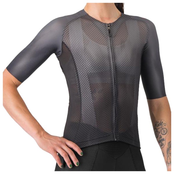 Castelli - Women's Climber's A/C Jersey - Velotrikot Gr L grau von Castelli