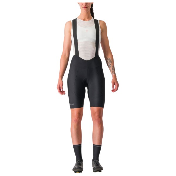 Castelli - Women's Espresso DT Bibshort - Velohose Gr L grau von Castelli