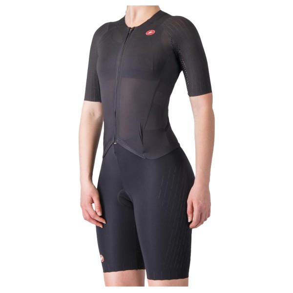 Castelli - Women's Free Sanremo Tri Suit S/S - Veloeinteiler Gr M grau von Castelli