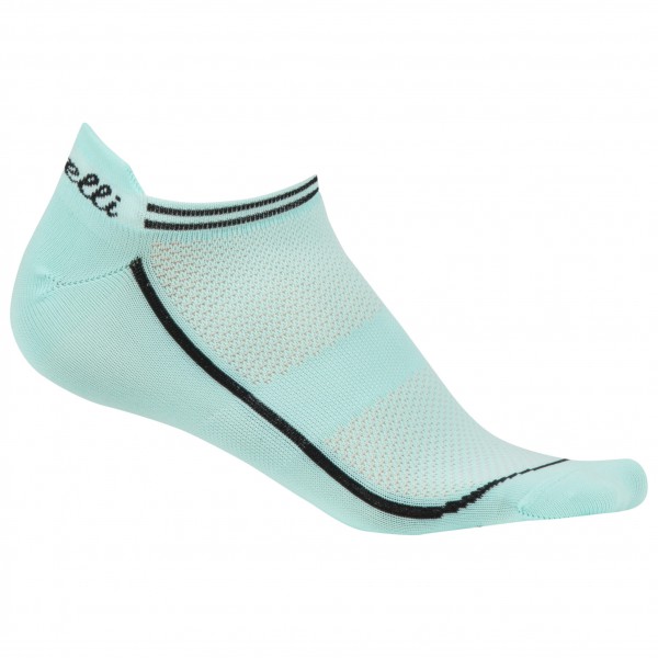 Castelli - Women's Invisibile Sock - Velosocken Gr L/XL;S/M schwarz;weiß/grau von Castelli