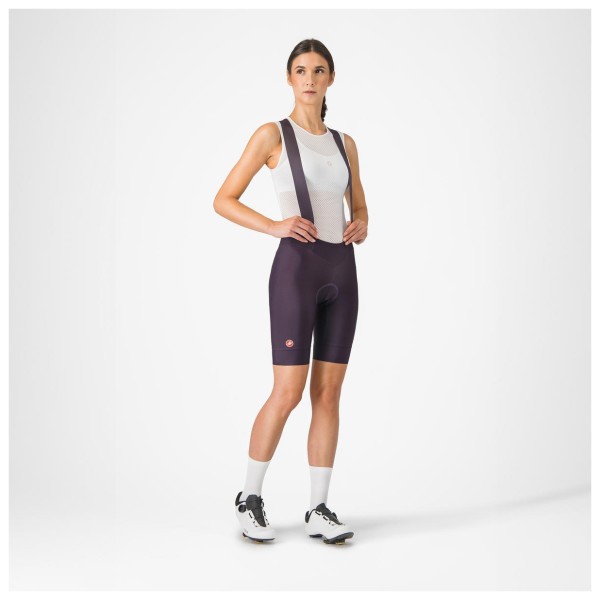 Castelli - Women's Prima 2 DT Bibshort - Velohose Gr L weiß von Castelli