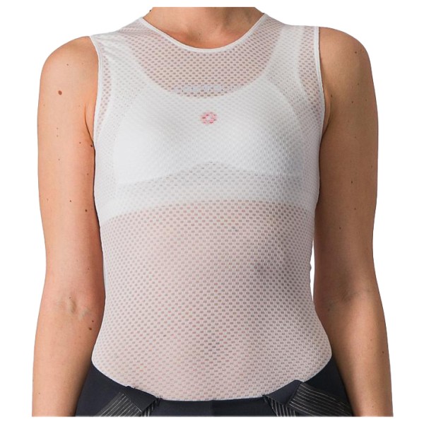 Castelli - Women's Pro Mesh Sleeveless - Velounterhemd Gr L grau von Castelli