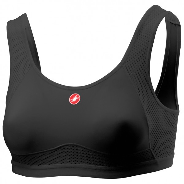 Castelli - Women's Rosso Corsa Bra - Velounterhemd Gr L;M;S;XL;XS schwarz/grau;weiß/grau von Castelli