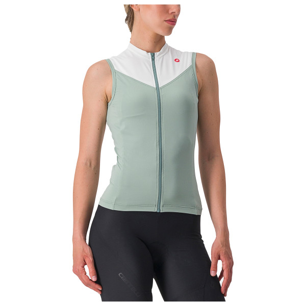 Castelli - Women's Solaris Sleeveless Jersey - Velo Singlet Gr M grau von Castelli