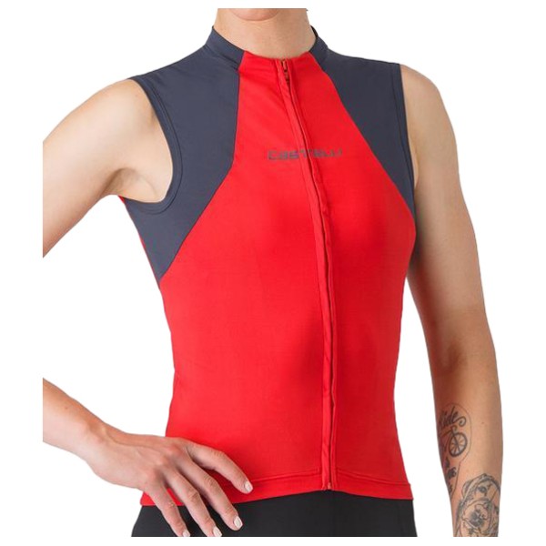 Castelli - Women's Sole Sleeveless Jersey - Velo Singlet Gr L;M;S;XL;XS lila;rot;schwarz von Castelli