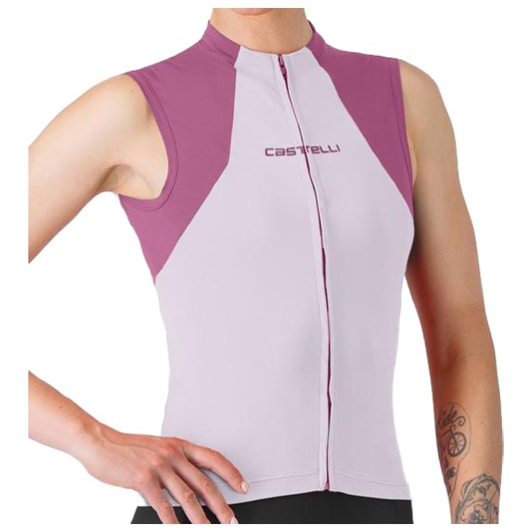 Castelli - Women's Sole Sleeveless Jersey - Velo Singlet Gr L lila von Castelli