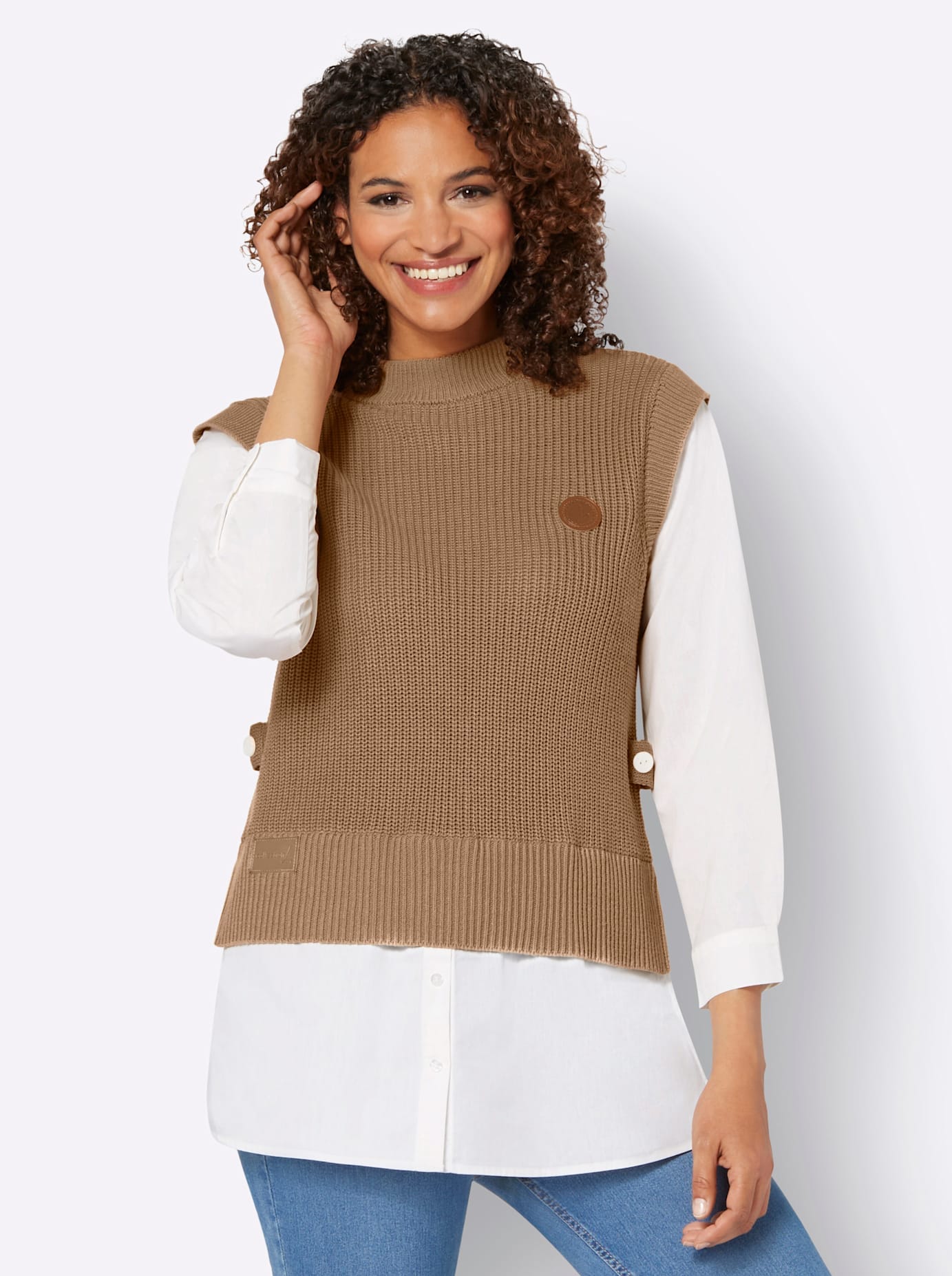 Casual Looks 2-in-1-Pullover »2-in-1-Pullover« von Casual Looks