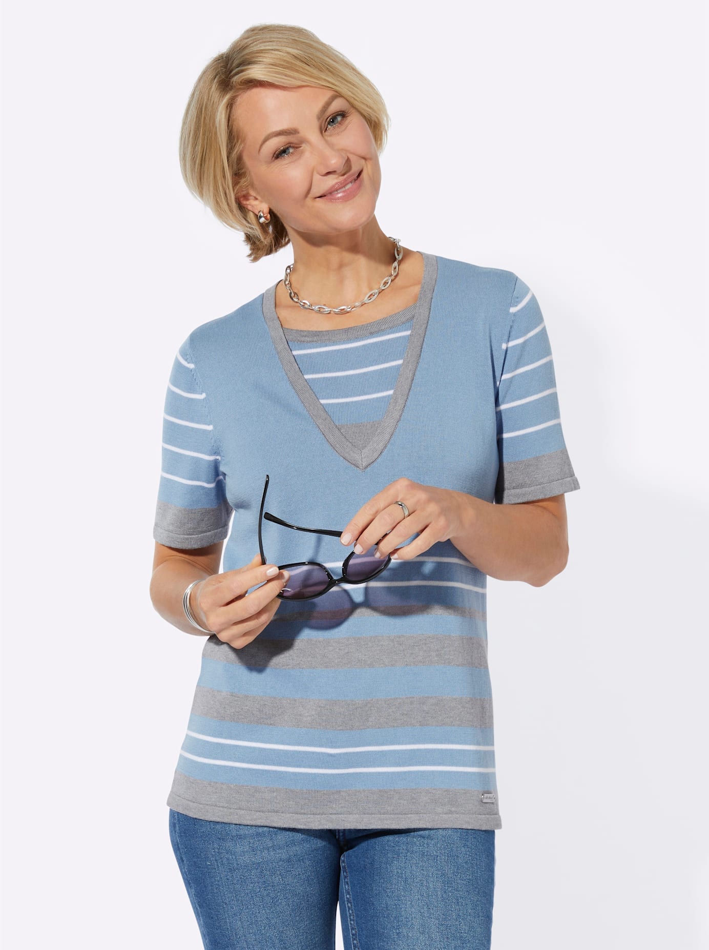 Casual Looks 2-in-1-Pullover »Pullover« Casual Looks 2-in-1-Pullover »Pullover« von Casual Looks