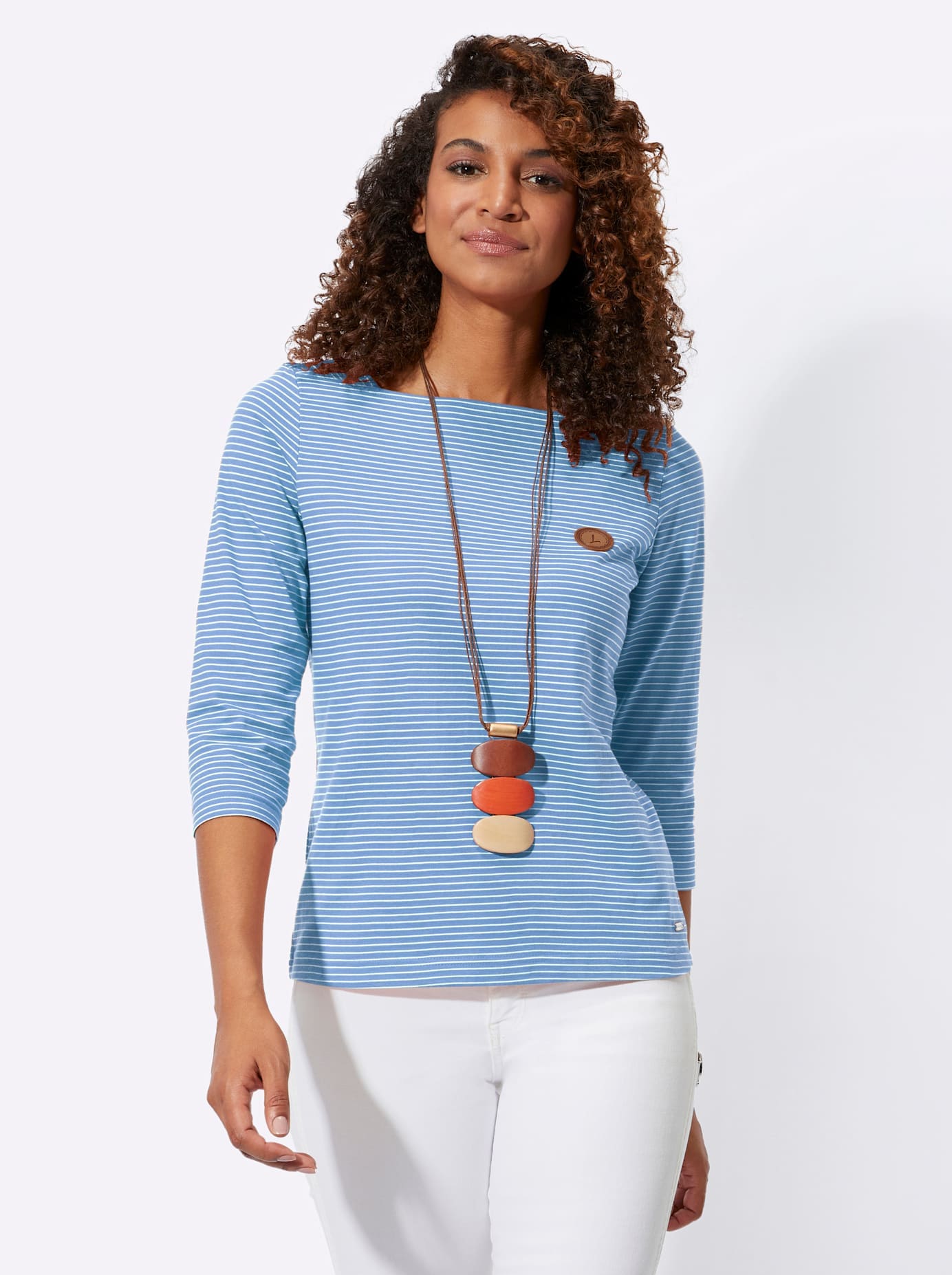 Casual Looks 3/4-Arm-Shirt »Ringelshirt« von Casual Looks