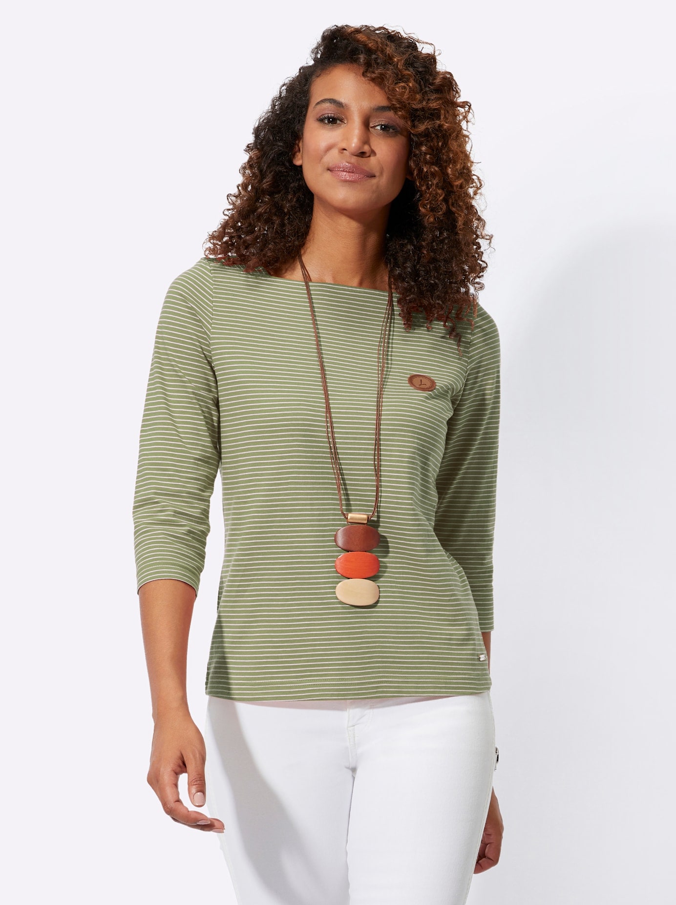 Casual Looks 3/4-Arm-Shirt »Ringelshirt« von Casual Looks