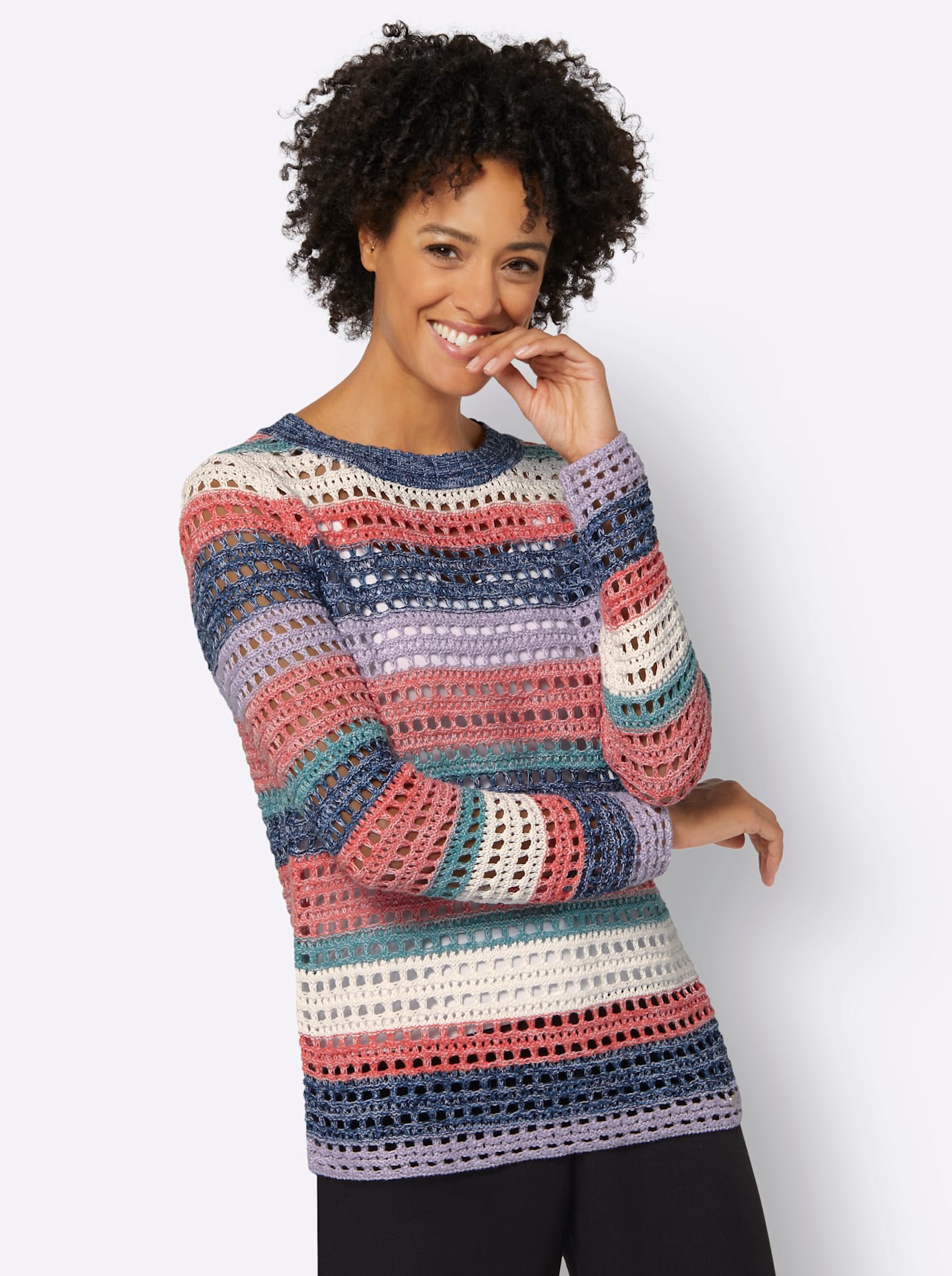 Casual Looks Ajourpullover »Pullover« Casual Looks Ajourpullover »Pullover« von Casual Looks