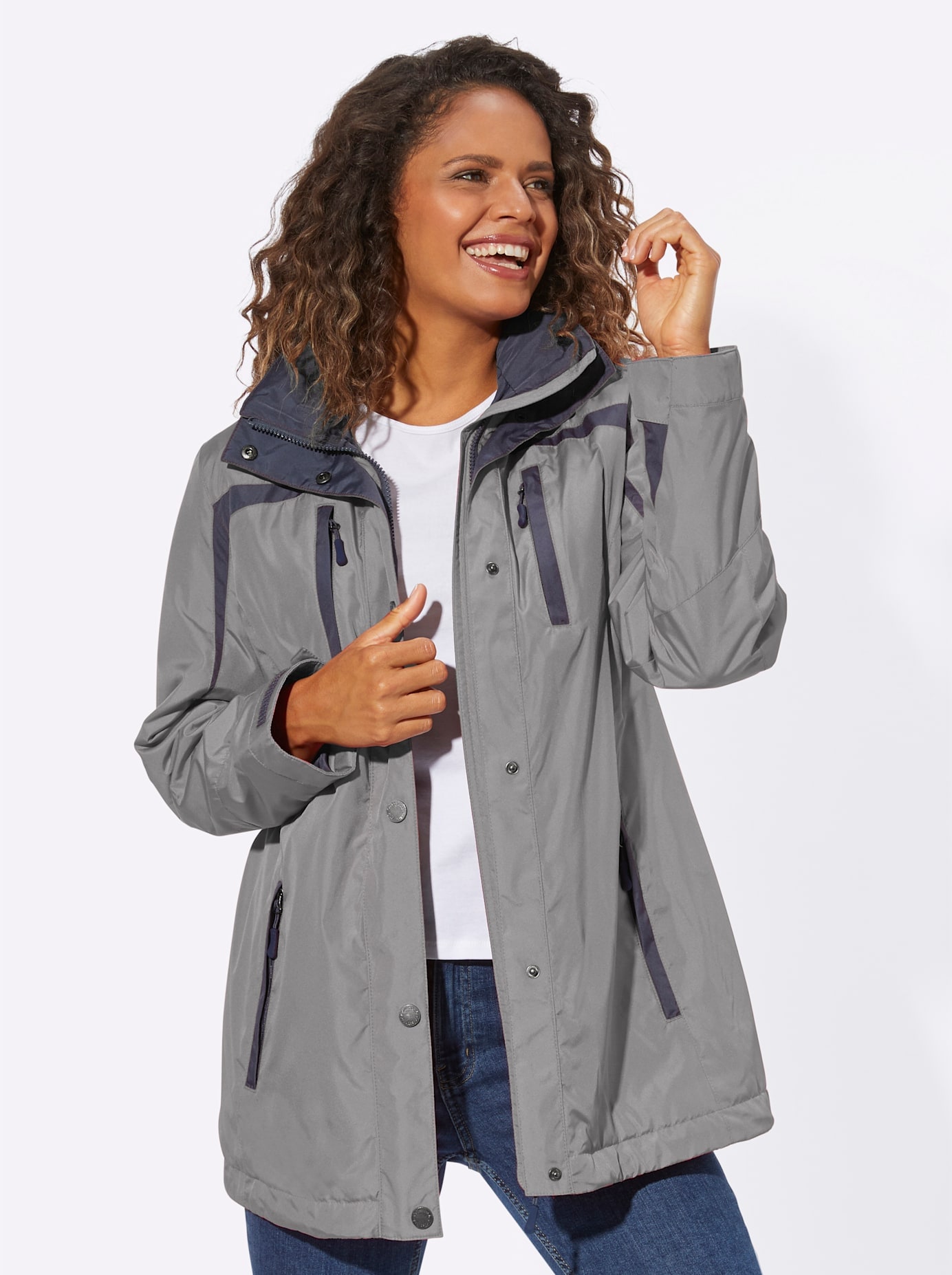 Casual Looks Funktionsjacke, mit Kapuze Casual Looks Funktionsjacke, mit Kapuze von Casual Looks
