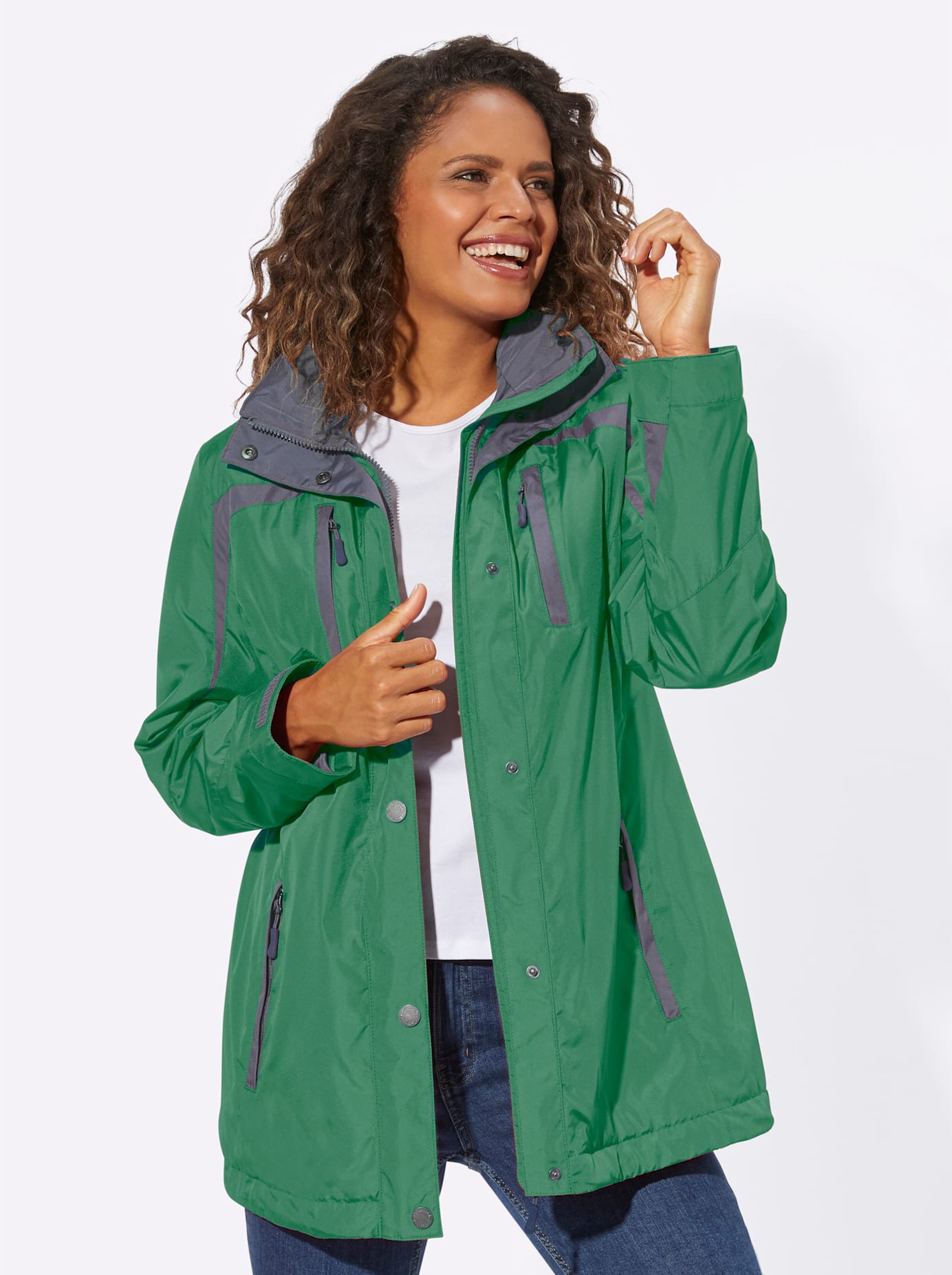 Casual Looks Funktionsjacke, mit Kapuze Casual Looks Funktionsjacke, mit Kapuze von Casual Looks